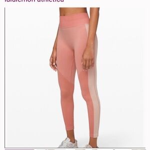 Lululemon Ebb to Train Tight Abstract Copper Clay / Angel Wing 4